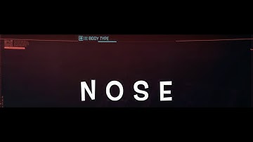 Cyberpunk 2077 - Nose Character Creation Attributes - Feminine Appearance