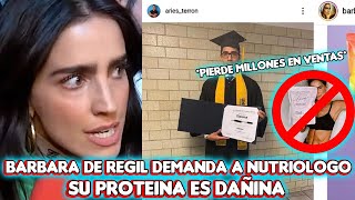 Barbara de Regil D3MAND4 a nutriologo por demostrar que su PROTEINA es DAÑINA