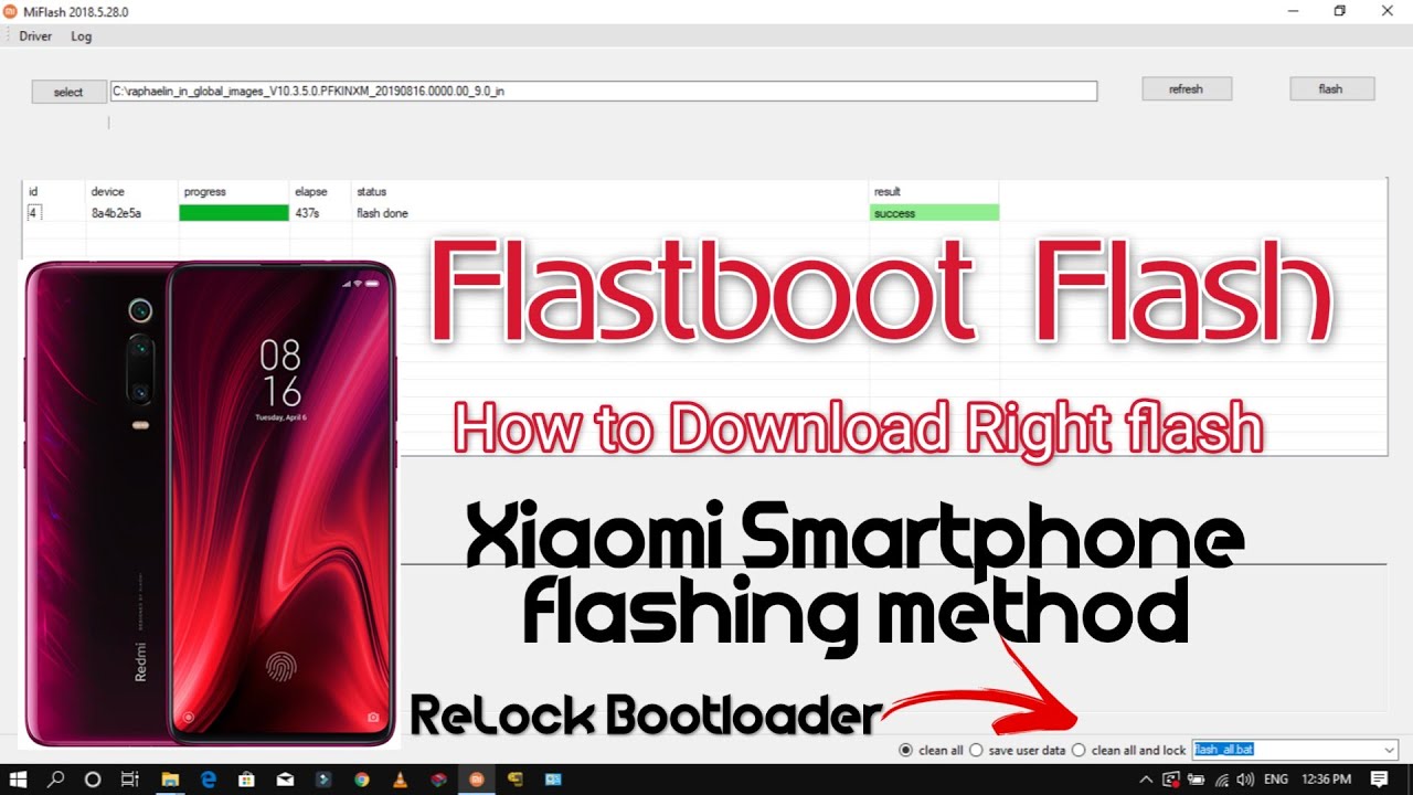 How to flash K20 K20 Pro & Xiaomi Smartphones | Download Right Fastboot
