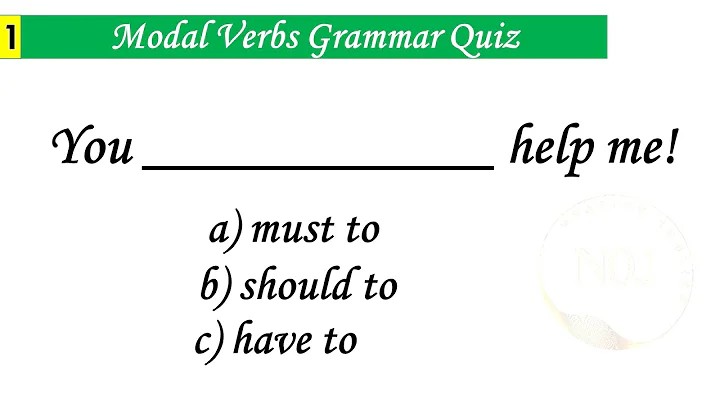 Modals verbs Quiz | English Grammar Quiz | No.1 Quality English