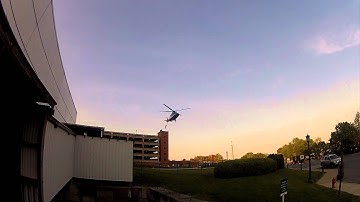 Pegasus lifting off from UVA and traveling west.