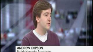 Andrew Copson, BBC News 24, 31 May 2009