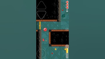 Red Ball 4 Gameplay Level 71 | Red Ball 4 Level 71 Walk-through | #shorts #YouTubeshorts