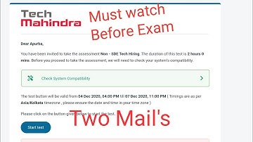 Tech Mahindra Round 2 Mail