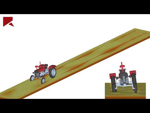 Agriculture: Tractor's Movement Simulation using Ansys Rocky