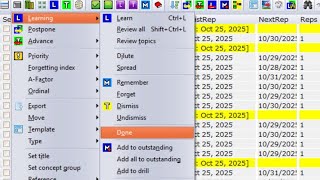 видео: Массовое применение Done In Bulk в SuperMemo картинка: Массовое применение Done In Bulk в SuperMemo