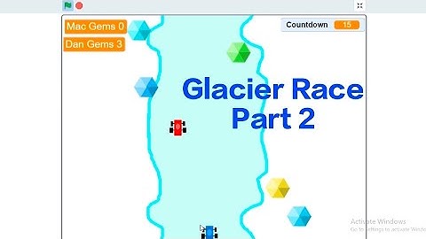 Scratch games 3.0 / Part 2 Glacier Race tutorial 🏎️🏎️