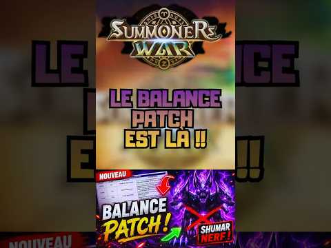 Ils ont DÉTRUIT Shumar ?! 😳 (Balance Patch Summoners War)