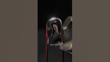 Cutting Safety Pin in Macro 🧷 #shorts #asmr