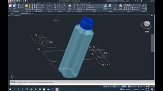 Autodesk, AutoCAD 3D, How to drawing water bottle