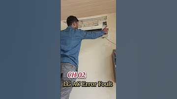 CH02 LG Split AC Error Code Problem Solve #ac #acrepair #airconditioner #trending #viral #jawan