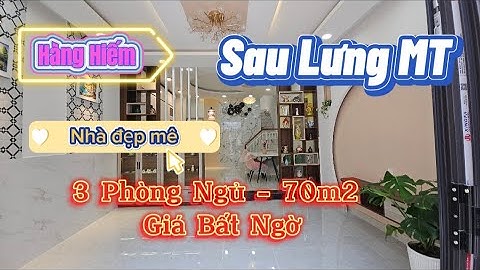 Căn nhà sau mặt tiền Lưu Hữu Phước 70m2  thiết kế quá đẹp