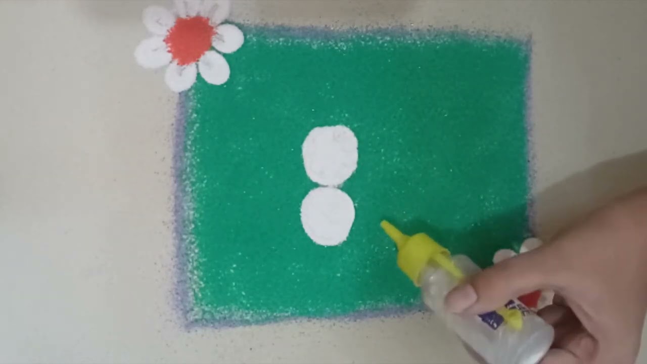  How to Draw Lakshmi Pada Rangoli for Beginners || easy hack ✨