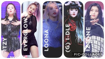 ITZY vs EVERGLOW vs LOONA vs (G) I-DLE vs IZ*ONE Ranking in Different Categories