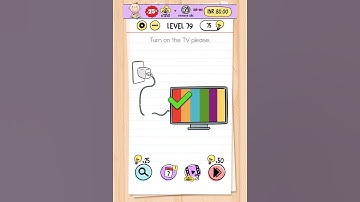 Brain Test Level 79 - Turn on the TV please #brainstorm #brain #game
