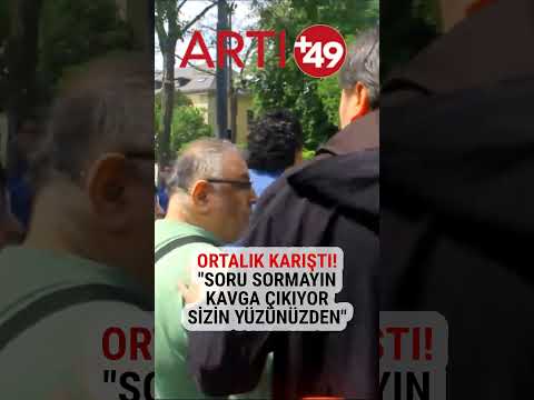 Almanya'daki röportajda ortalık