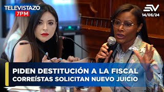 Correísmo sin votos en la Asamblea para destituir a la fiscal Diana Salazar | Televistazo #ENVIVO🔴