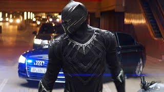 Black Panther Chase Scene - Captain America Civil War 2016 Movie Clip Hd