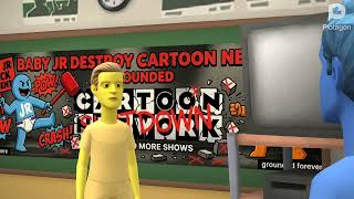 Plotagon laziness S3 E15: baby jr break cbeebies blob (season 3 finale)