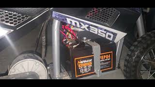 Replaced the batteries in a Razor MX350