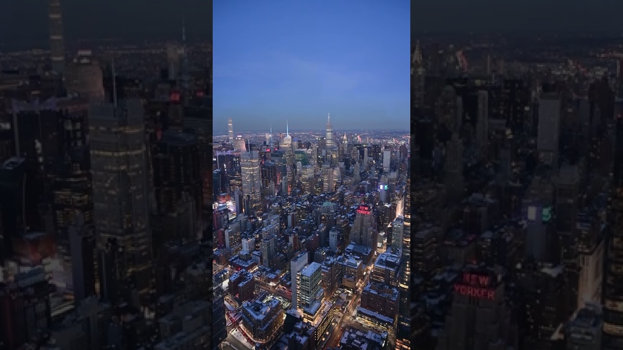 A High Angle Footage of the City from Drone