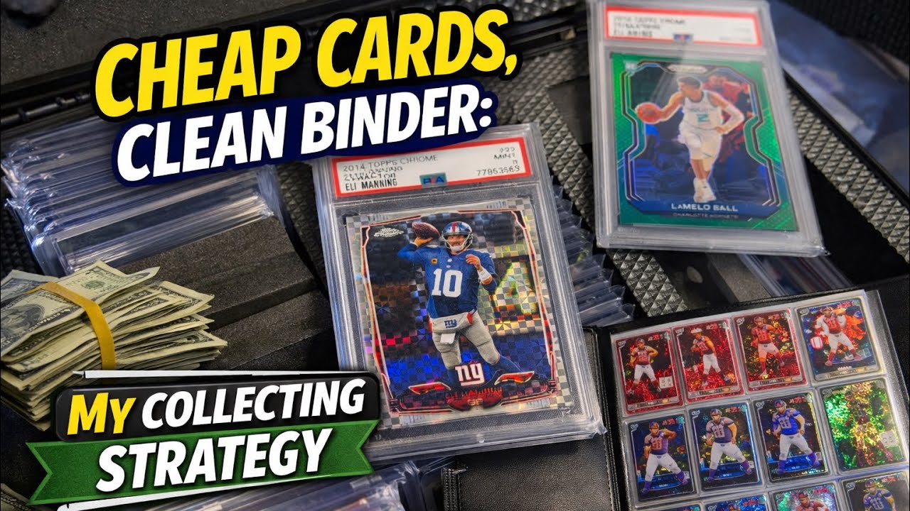 Cheap Sports Cards, Clean Binder — My Budget Collecting Method