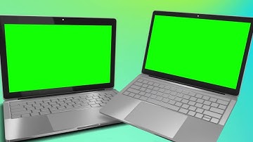 Laptop Laotop Mock Up Template | Free to use | 4K | Chroma Key Effects