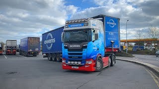 Truck Spotting UK  Birchanger Green Services M11 #2