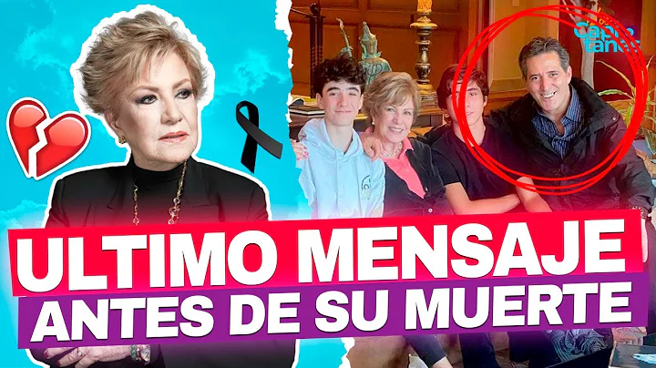 El MENSAJE de despedida de Alejandro Iriarte, hijo...