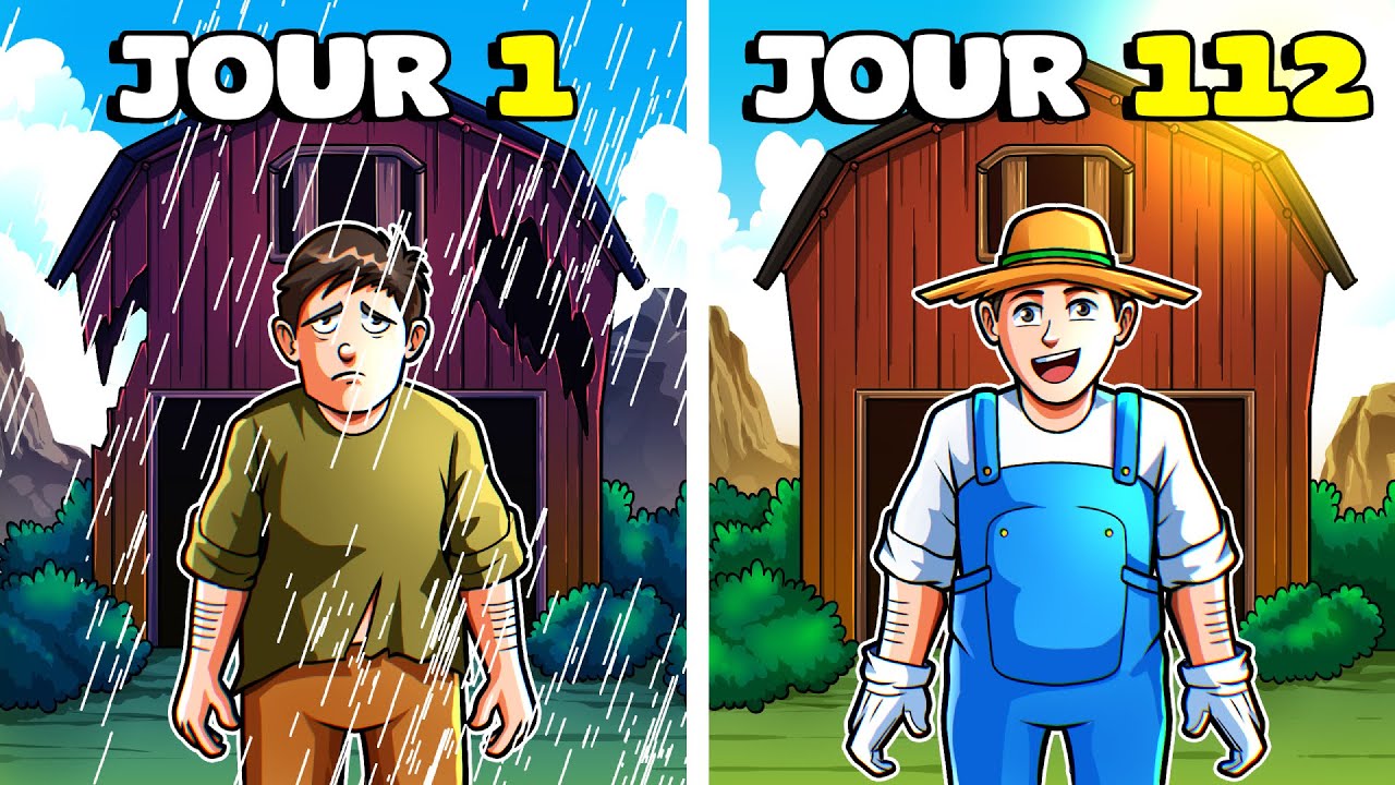 J'ai vécu 112 JOURS à STARDEW VALLEY (Année 1)