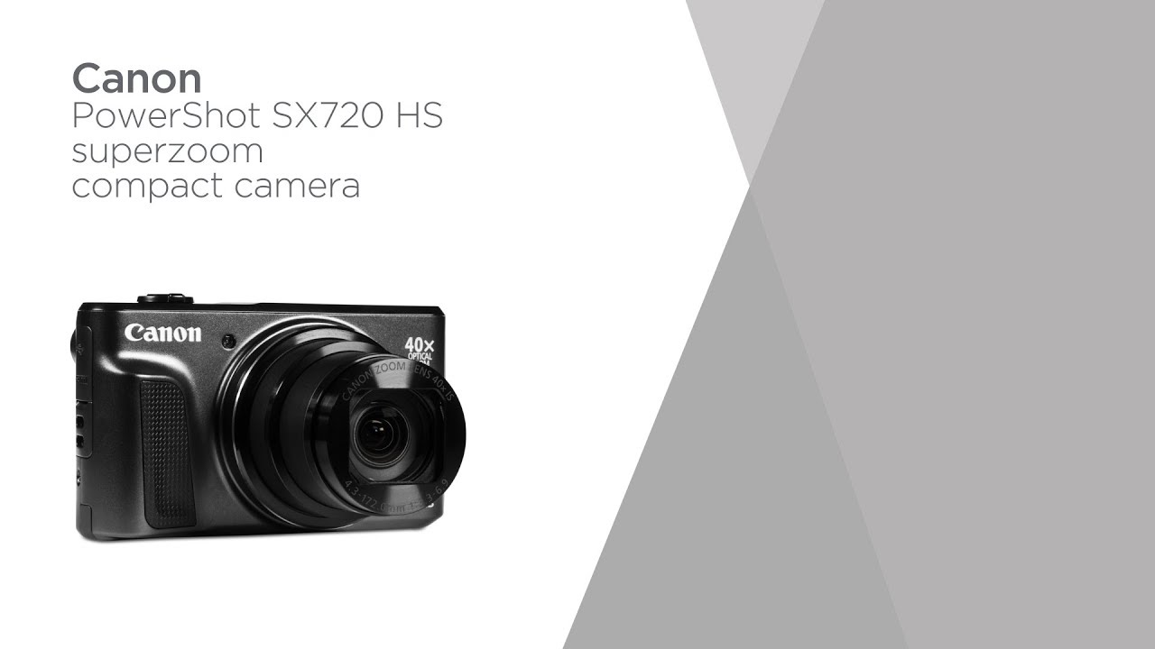 Canon PowerShot SX720 HS Compact Camera & Travel Kit Black Product