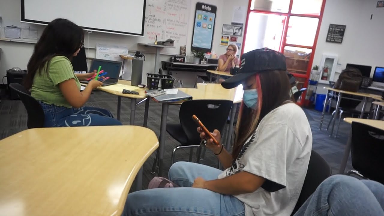 my friends and i at school