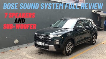 2024 Hyundai Creta - BOSE 8 Speaker Sound System Review | Sound Test *Use Headphones*