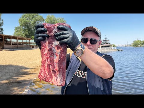 Как Приготовить Мясо за 5 Минут ! Рецепт Сочной Говядины на Костре! #мясо #рецепт #шашлык