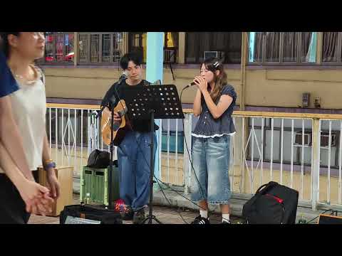 我不是邱比特 (合唱版) Cover @旺角行人天橋Busking 2026.06.30