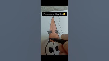 Colouring Patrick from SpongeBob SquarePants part 1 orignal #shorts #patrick #drawing #part1