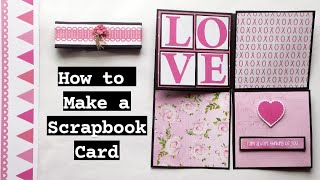 How to Make a Scrapbook Card | DIY Scrapbook Card Ideas