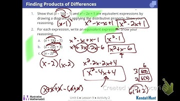 Unit 6 Lesson 9 Standard and Factored Form Algebruh
