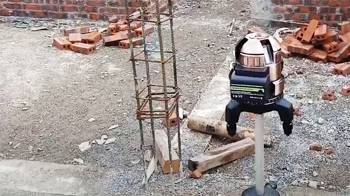 Cách sử dụng máy laze trong xây dựng