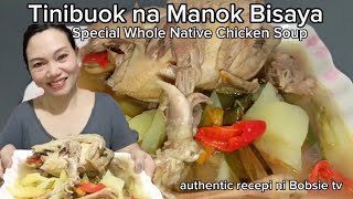 Tinibuok na Manok Bisaya -Whole Native Chicken Soup cookingtutorial trending authenticrecipe