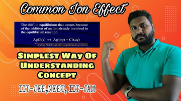 Common Ion Effect // IIT-JEE // NEET // IIT-JAM