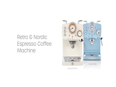 Swan Nordic Pump Espresso Coffee Machine - White