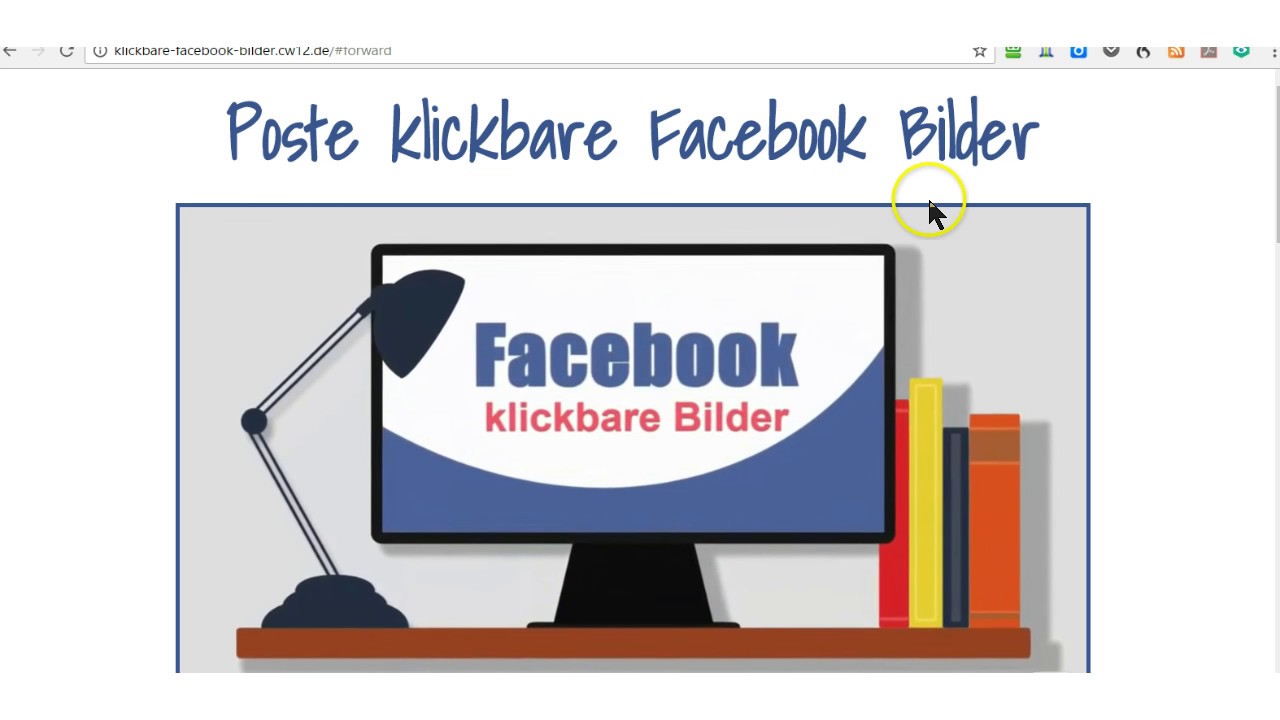 Update New Socialmediatipps - klickbare Facebook Bilder posten bei Facebook, verlinke Bilder zur Zielseite