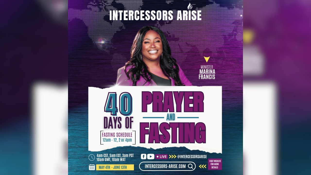 INTERCESSORS ARISE LIVE PRAYER | 40 DAYS OF PRAYER & FASTING | DAY 28 | 5.31.24