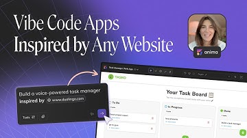 Build apps with vibe coding, inspired by any website