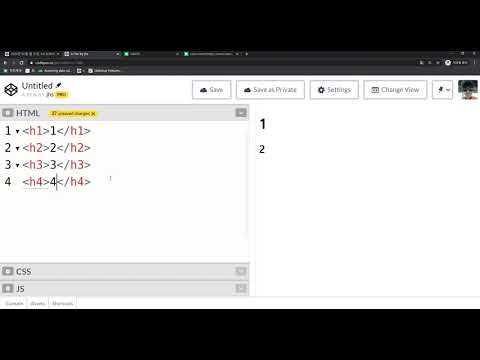 2020 02 28, 프론트, 개념, HTML, h1, h2, h3