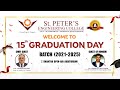 🎓 St. Peter’s Engineering College - 15th Graduation Day 🎓