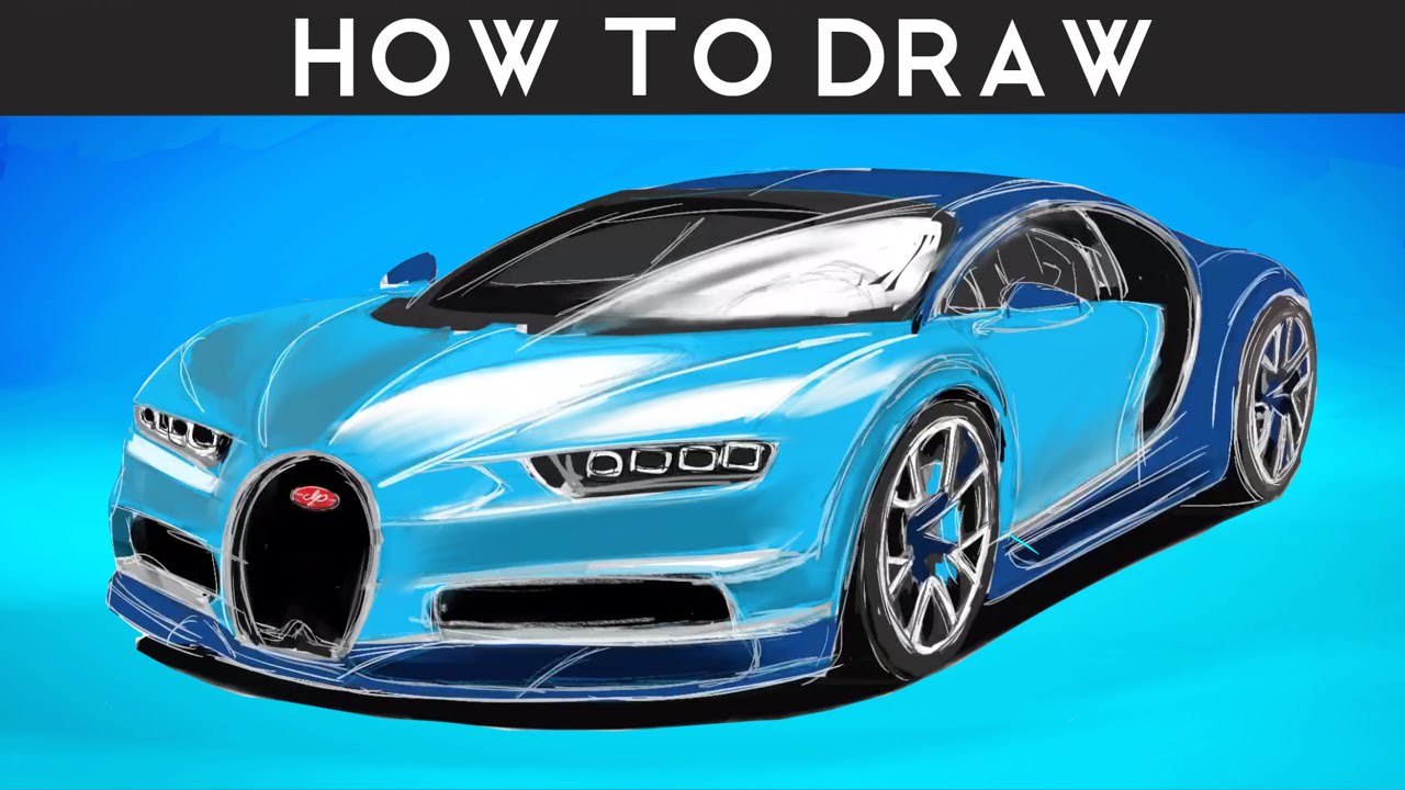 How To Draw A Bugatti Step By Step Drawing Tutorials - vrogue.co