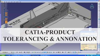 Catia - Product Tolerancing & Annonation-(Roughness, Framed(Basic Dimension), Dimensions)