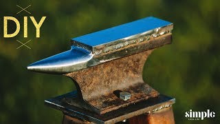 How to make a Blacksmith Anvil From a Railroad Track